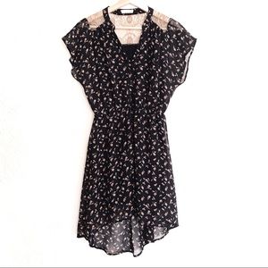 Lush High-Low Floral Dress
